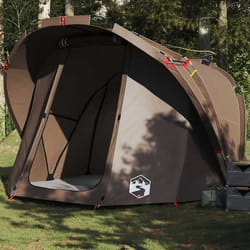 vidaXL Tente de pêche 4 personnes marron imperméable 4009396