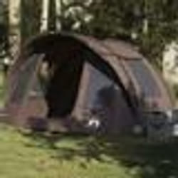 vidaXL Tente de pêche 2 personnes marron imperméable 4009399