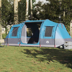 vidaXL Tente de camping tunnel 4 personnes bleu imperméable tente abri de camping abri de jardin tente de jardin abri 4009411