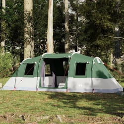 vidaXL Tente familiale tunnel 6 personnes vert imperméable