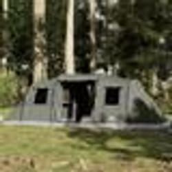 vidaXL Tente familiale tunnel 6 personnes vert olive imperméable