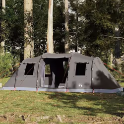 vidaXL Tente familiale tunnel 6 personnes marron imperméable