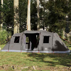 vidaXL Tente familiale tunnel 6 personnes marron imperméable