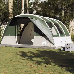 vidaXL Tente de camping tunnel 5 personnes vert imperméable tente abri de camping abri de jardin tente de jardin abri 4009422