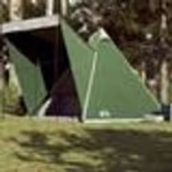 vidaXL Tente familiale tipi 6 personnes vert imperméable