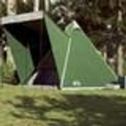 vidaXL Tente familiale tipi 6 personnes vert imperméable