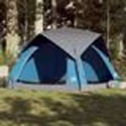 vidaXL Tente de camping de cabine 4 personnes bleu imperméable