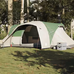 vidaXL Tente familiale à dôme 6 personnes vert imperméable