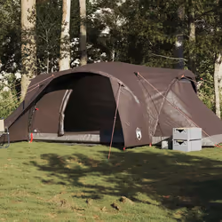 vidaXL Tente familiale à dôme 6 personnes marron imperméable