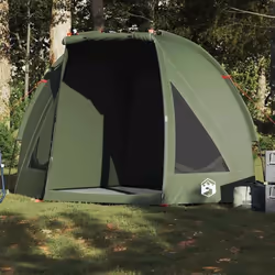 vidaXL Tente de pêche vert olive imperméable 4009479