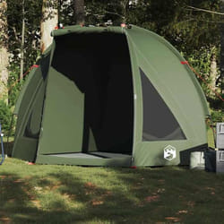 vidaXL Tente de pêche vert olive imperméable 4009479