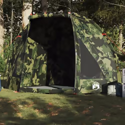 vidaXL Tente de pêche camouflage imperméable 4009481