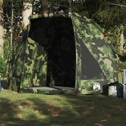vidaXL Tente de pêche camouflage imperméable 4009481