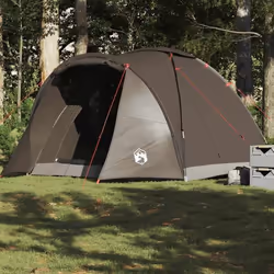 vidaXL Tente de pêche 2 personnes marron imperméable