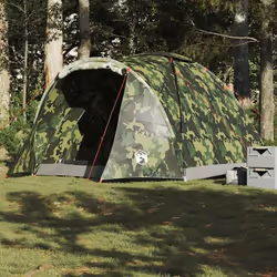 vidaXL Tente de pêche 2 personnes camouflage imperméable 4009487