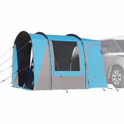 vidaXL Tente de voiture 4 personnes bleu imperméable