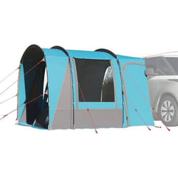 vidaXL Tente de voiture 4 personnes bleu imperméable