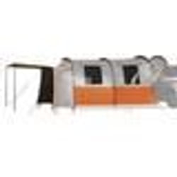 vidaXL Tente de voiture 4 personnes gris et orange imperméable 4009502