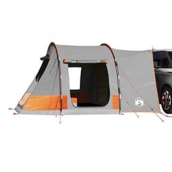 vidaXL Tente de voiture 2 personnes gris et orange imperméable 4009508