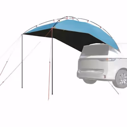 vidaXL Tente de voiture bleu imperméable