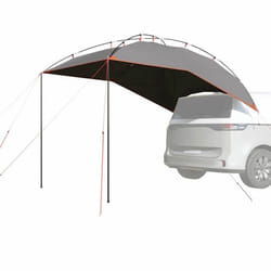 vidaXL Tente de voiture gris et orange imperméable