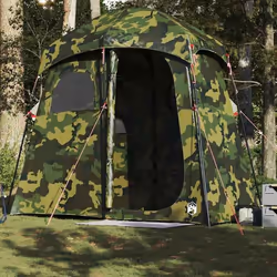 vidaXL Tente de douche 2 personnes camouflage imperméable