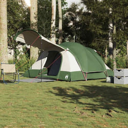 Tente familiale - Tunnel - 8 personnes - Imperméable - Vert