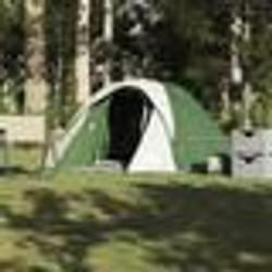 Tente de camping de cabine 4 personnes vert imperméable