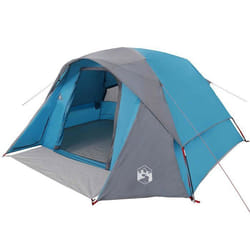 Tente familiale imperméable - vidaXL - 6 personnes - 252x346x195 cm - Polyester avec revêtement PU