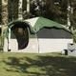 vidaXL Tente familiale tunnel 6 personnes vert imperméable tente tente de jardin abri extérieur tente de camping abri 4009572