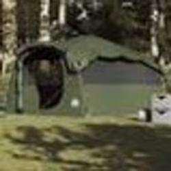 vidaXL Tente familiale tunnel 6 personnes vert olive imperméable tente tente de jardin abri extérieur tente de camping 400957 ...