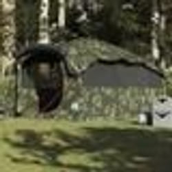 vidaXL Tente familiale tunnel 6 personnes camouflage imperméable tente tente de jardin abri extérieur tente de camping 4009577