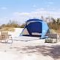 Tente de plage 2 personnes bleu azuré imperméable
