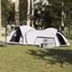 vidaXL Tente de camping 5 personnes blanc tissu occultant imperméable tente abri de camping abri de jardin tente de 4009590