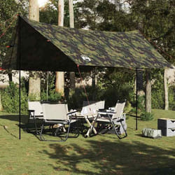 vidaXL Bâche de camping camouflage 462x306x211 cm imperméable bâche bâche imperméable bâche de camping légère bâche 4009611