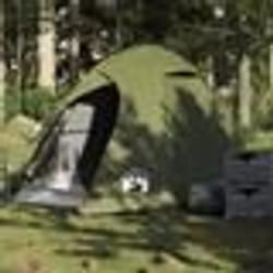 vidaXL Tente de camping à dôme 2 personnes vert olive imperméable tente abri de camping abri de jardin tente de jardin 4009612