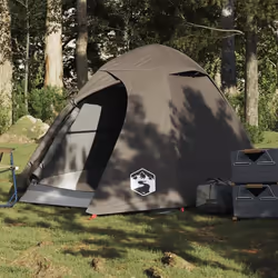vidaXL Tente de camping à dôme 2 personne marron imperméable tente abri de camping abri de jardin tente de jardin abri 400961 ...