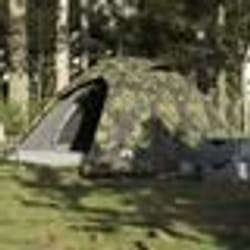 vidaXL Tente de camping à dôme 3 personnes camouflage imperméable tente abri de camping abri de jardin tente de jardin 4009617