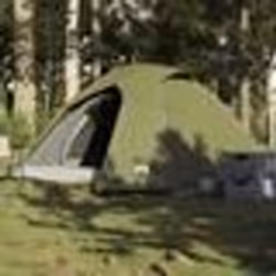 vidaXL Tente de camping à dôme 4 personnes vert olive imperméable tente abri de camping abri de jardin tente de jardin 400961 ...