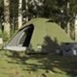 vidaXL Tente de camping à dôme 4 personnes vert olive imperméable tente abri de camping abri de jardin tente de jardin 4009618