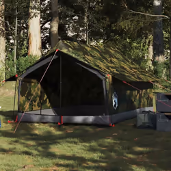 Cette tente de camping à l'aspect moderne vous protège des intempéries et vous offre un espace confortable pour vos aventures ...