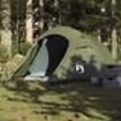vidaXL Tente de camping tunnel 3 personnes vert olive imperméable tente abri de camping abri de jardin tente de jardin 400962 ...