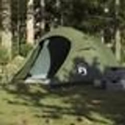 vidaXL Tente de camping tunnel 3 personnes vert olive imperméable tente abri de camping abri de jardin tente de jardin 4009627