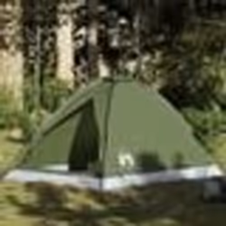 vidaXL Tente de camping à dôme 2 personnes vert olive imperméable 4009633