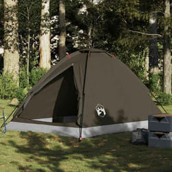 vidaXL Tente de camping à dôme 4 personnes marron imperméable 4009637