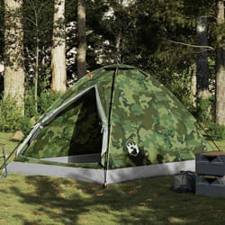 vidaXL Tente de camping à dôme 4 personnes camouflage imperméable 4009638