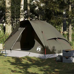 vidaXL Tente de camping à dôme 4 personnes marron imperméable 4009643
