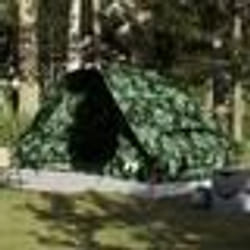 vidaXL Tente de camping à dôme 4 personnes camouflage imperméable 4009644