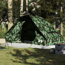 vidaXL Tente familiale à dôme 6 personnes camouflage imperméable 4009647