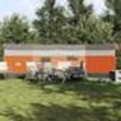 vidaXL Brise-vent de camping gris et orange 510x153 cm imperméable brise-vent de plage brise-vent de camping-car 4009650
